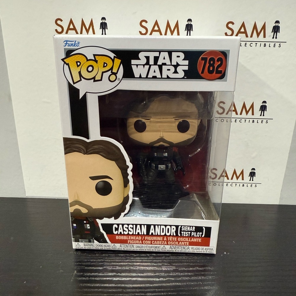 Funko Pop! Star Wars: Andor Cassian Andor (Sienar Test Pilot) Wave 3 #782 - READ